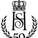 Monogrammet er frigitt vederlagsfritt fra Det kongelige hoff for redaksjonell bruk i jubileumsåret 2017.